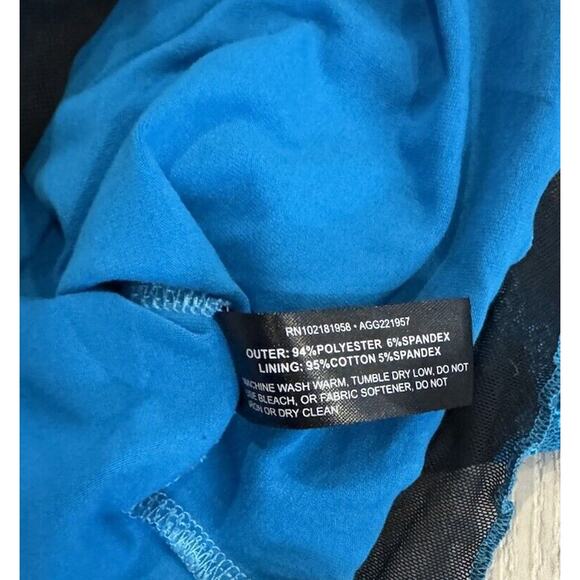 The Grave Girls Black and Blue Lace Tank Top Mesh Size S - Picture 4 of 4